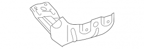 Front left wing bracket VW CC 08-17