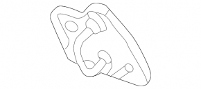 Left hood latch hook for VW Atlas 21-26