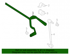 Front stabilizer Toyota Camry v40