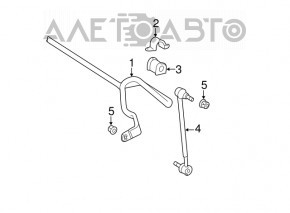 Front stabilizer Toyota Camry v40