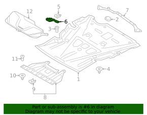 Engine Guard Bracket BMW 3 F30 12-18