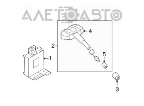 Wheel Pressure Sensor Kia Optima 11-13 315mhz