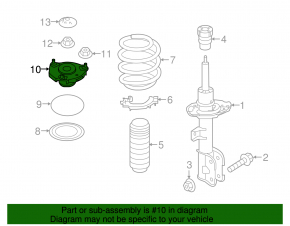 Front left shock absorber support Kia Sorento 16-20
