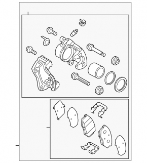 Front right support Kia Optima 11-16 hybrid