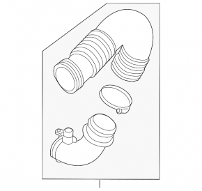 VW Jetta 19-24 Turbocharger Air Duct for 2.0T