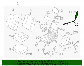 Mitsubishi Eclipse Cross 18-24 Left Seat Airbag