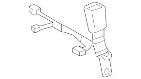 Belt Tensioner Front Right Lexus RX350 RX450h 10-15