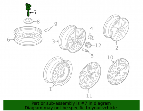 Spare Wheel Mount Honda HR-V 16-22