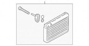 Evaporator Mitsubishi Outlander 14-16 prerest