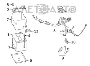 Subaru Forester 25-26 battery mount