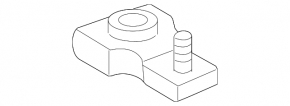 Negative terminal of battery Toyota Rav4 13-18
