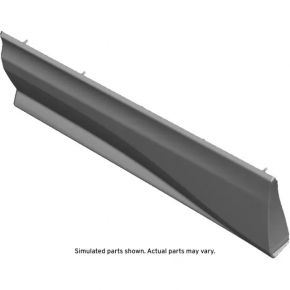 Door trim lower rear left Chevrolet Equinox 18- structure