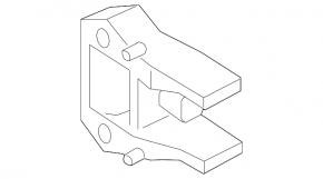 Front airbag sensor left Subaru b9 Tribeca guide breakage