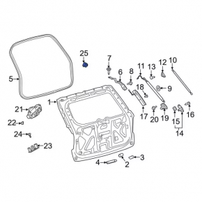 Rear view camera Ford Explorer 20-
