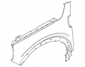 Front left wing Ford Bronco Sport 21-25