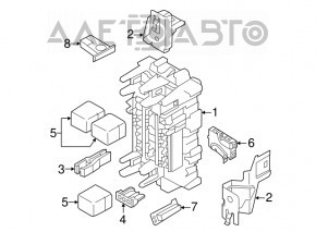 Speaker Unit Control Module Unit Nissan Leaf 11-17
