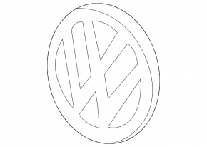 Emblem of radiator grill grill VW Tiguan 18-