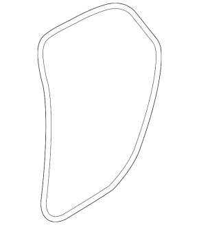 Door seal rear left Volvo V90 17-22 usa