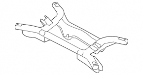 Rear subframe for Mitsubishi Outlander 2014-2015 pre-restored FWD