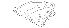 Rear right tank guard Subaru Forester 17-18 SJ