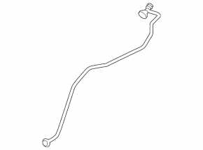 Cooling pipe return tank-radiator Audi A6 C8 19- 2.0T