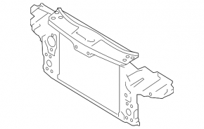Audi Q7 4L 10-15 radiator panel TV