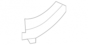 Left windshield wiper seal for Toyota RAV4 06-12