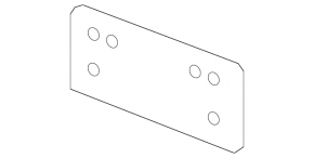 Front bumper area for VW Tiguan 12-17 rest