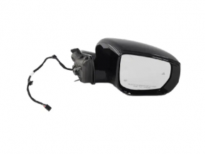 Right side mirror assembly for Jeep Grand Cherokee WL 21-25, 8 pins, turn signal, heated, BSM, black