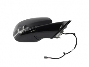 Right side mirror assembly for Jeep Grand Cherokee WL 21-25, 8 pins, turn signal, heated, BSM, black