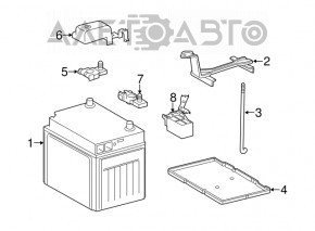 Toyota Highlander 08-13 3.5 Battery Platform