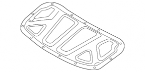 Insulation of the hood Hyundai Elantra AD 17-18 dorest