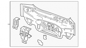 Rear panel Chevrolet Cruze 16-