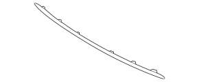 Kia Sportage 20-22 rear bumper molding, chrome