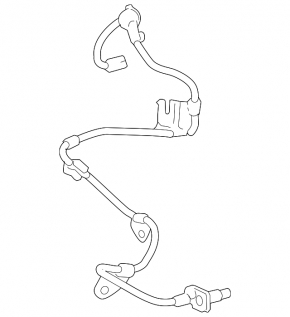 ABS sensor rear right Lexus NX200t NX300 NX300h 15-21 AWD without adaptive
