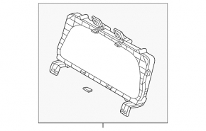 Instrument cluster Hyundai Sonata 20-22 display, without radar