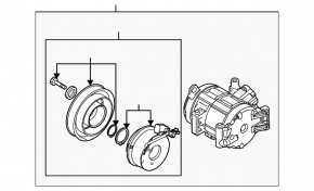 Mazda 3 09-13 2.0 A/C Compressor