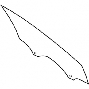 Front left door glass for Ford Focus mk3 11-18