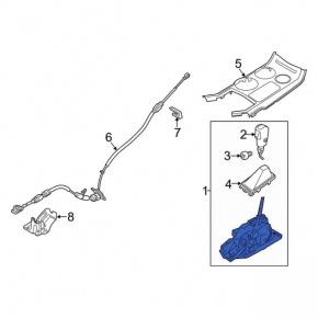 Gearbox shifter Ford Explorer 11-15 dorest select shift