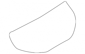 Rear glass of the trunk door Nissan Murano z51 09-14