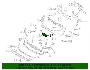 Lincoln Corsair 20-22 Front Bumper License Plate Frame
