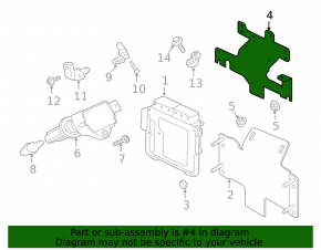 Land Rover Range Rover Velar 18-20 2.0T, 3.0T, 5.0T Large ECU Bracket