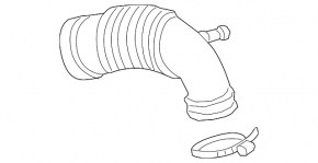 Air duct from filter Audi A5 F5 17- 2.0T