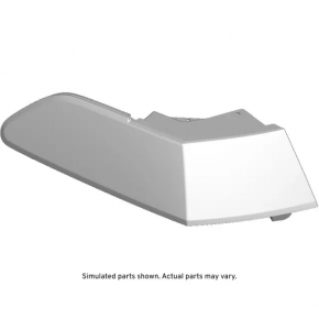 Lamp outer wing left Chevrolet Volt 11-15 LED scratches, glass defect along the edge