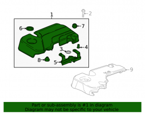 Chevrolet Equinox 23-24 LSD engine trim