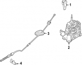 Gearbox shifter Nissan Sentra 20-24