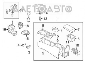 Nissan Rogue 07-12 Gearbox Shifter