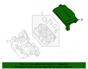 Chevrolet Bolt EUV 22-23 Underhood Fuse Box Cover