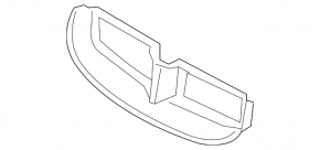 Lower front bumper deflector BMW 3 E90 E92 07-12