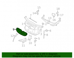 Lower front bumper deflector BMW 3 E90 E92 07-12